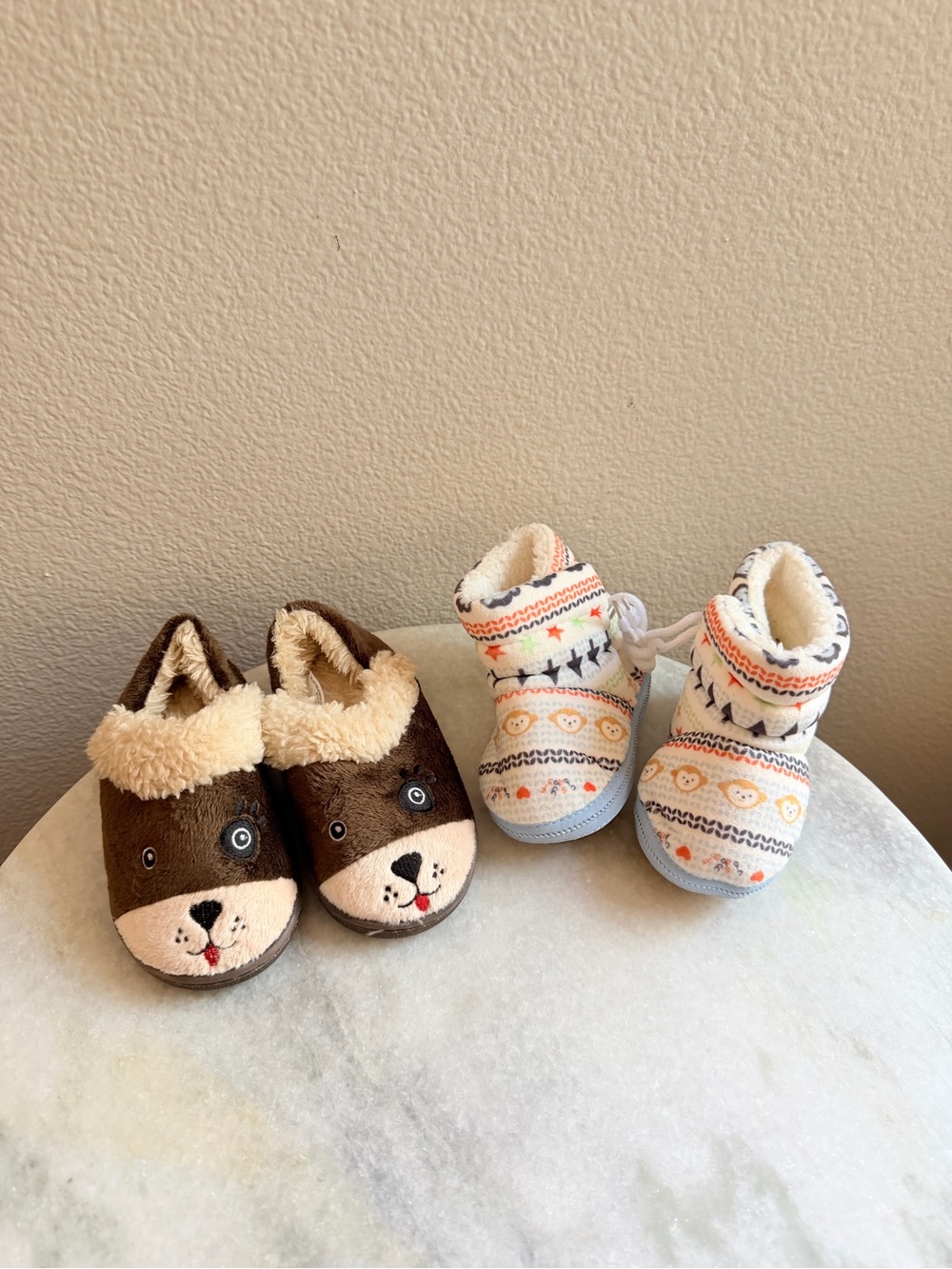 Baby Bear Slippers & Patterned Booties
